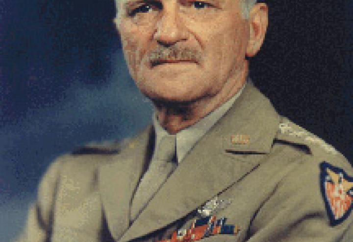 Color photo of Spaatz in uniform.