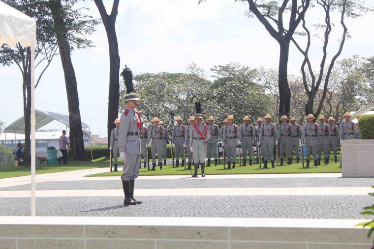 Participants during the 2012 Veterans Day ceremony at Manila American Cemetery. 