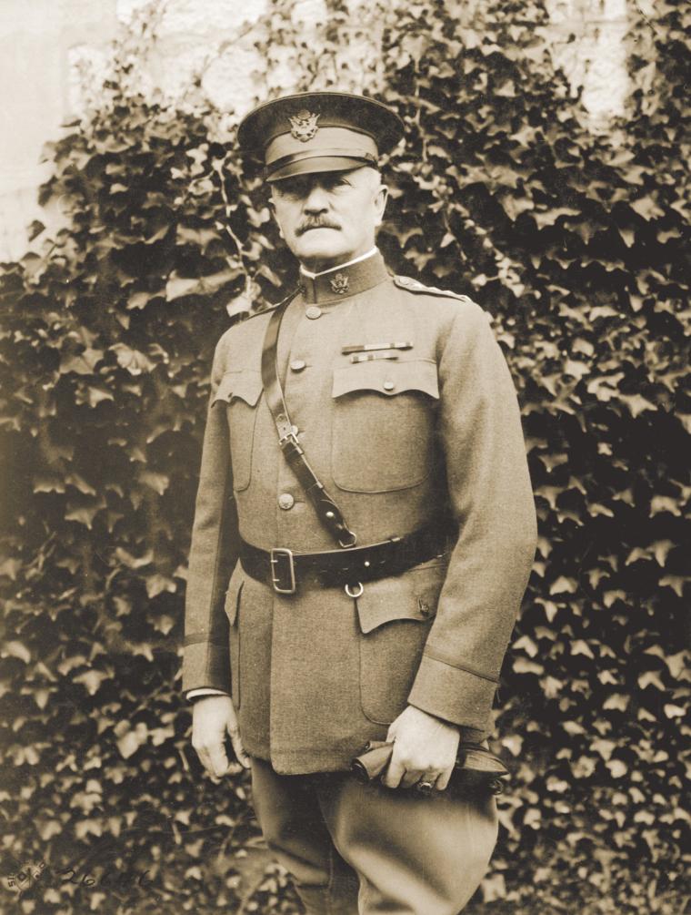 Gen. John J. Pershing, commander of the American Expeditionary Forces at Chaumont, October 19, 1918.