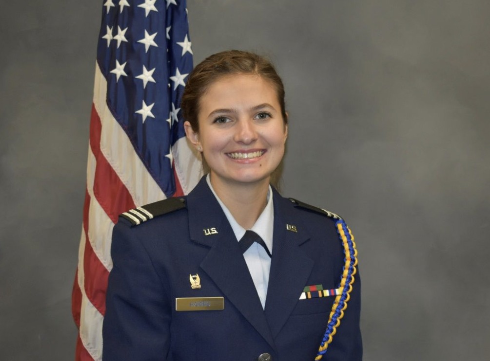Air Force ROTC Cadet Anaiya Harris 