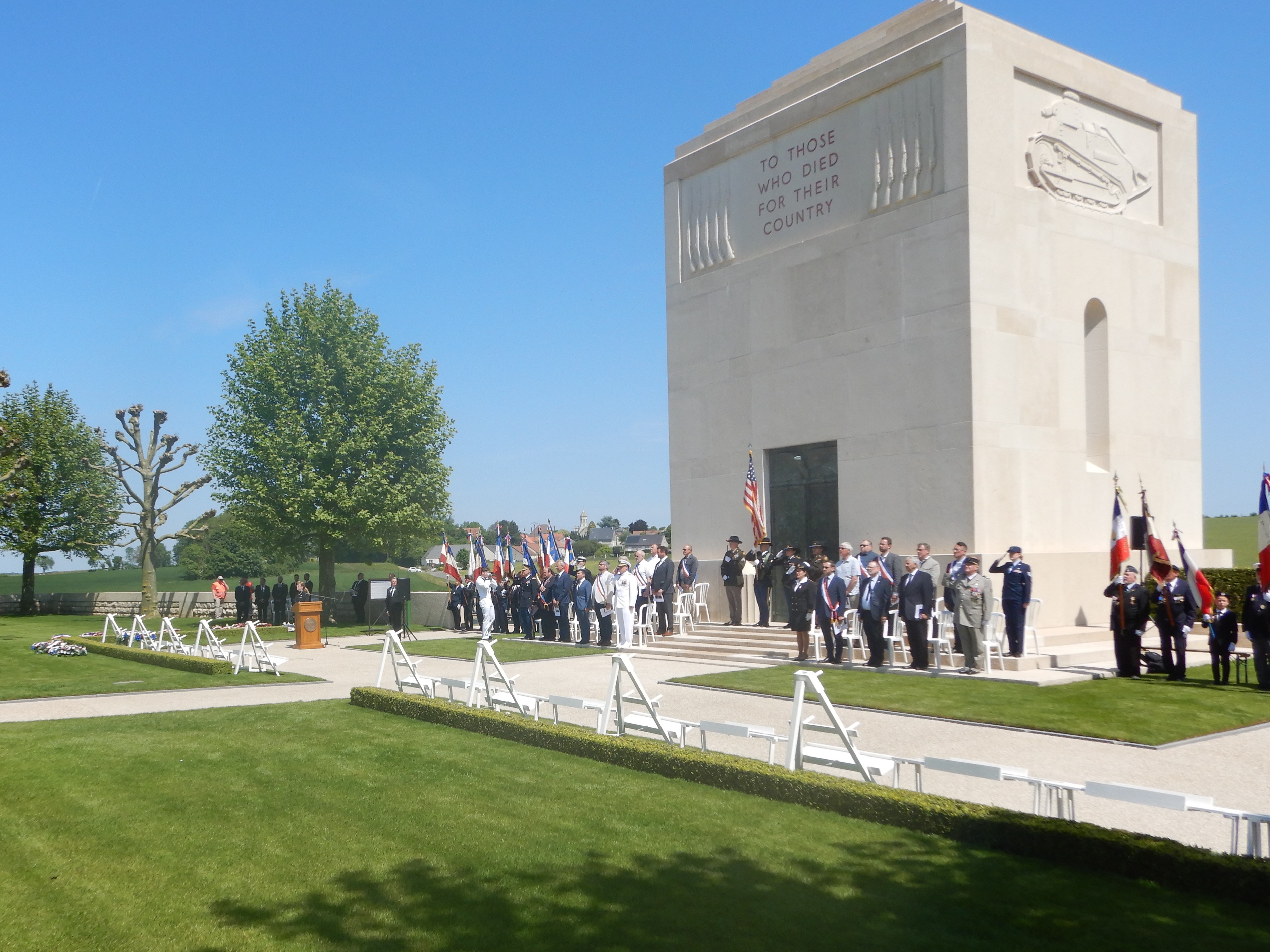 Memorial Day 2023 at Somme American Cemetery