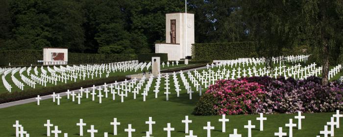 Luxembourg American Cemetery is the final resting place of more than 5,000 Americans who gave their life in World War II. Photo Credit: Warrick Page/American Battle Monuments Commission.