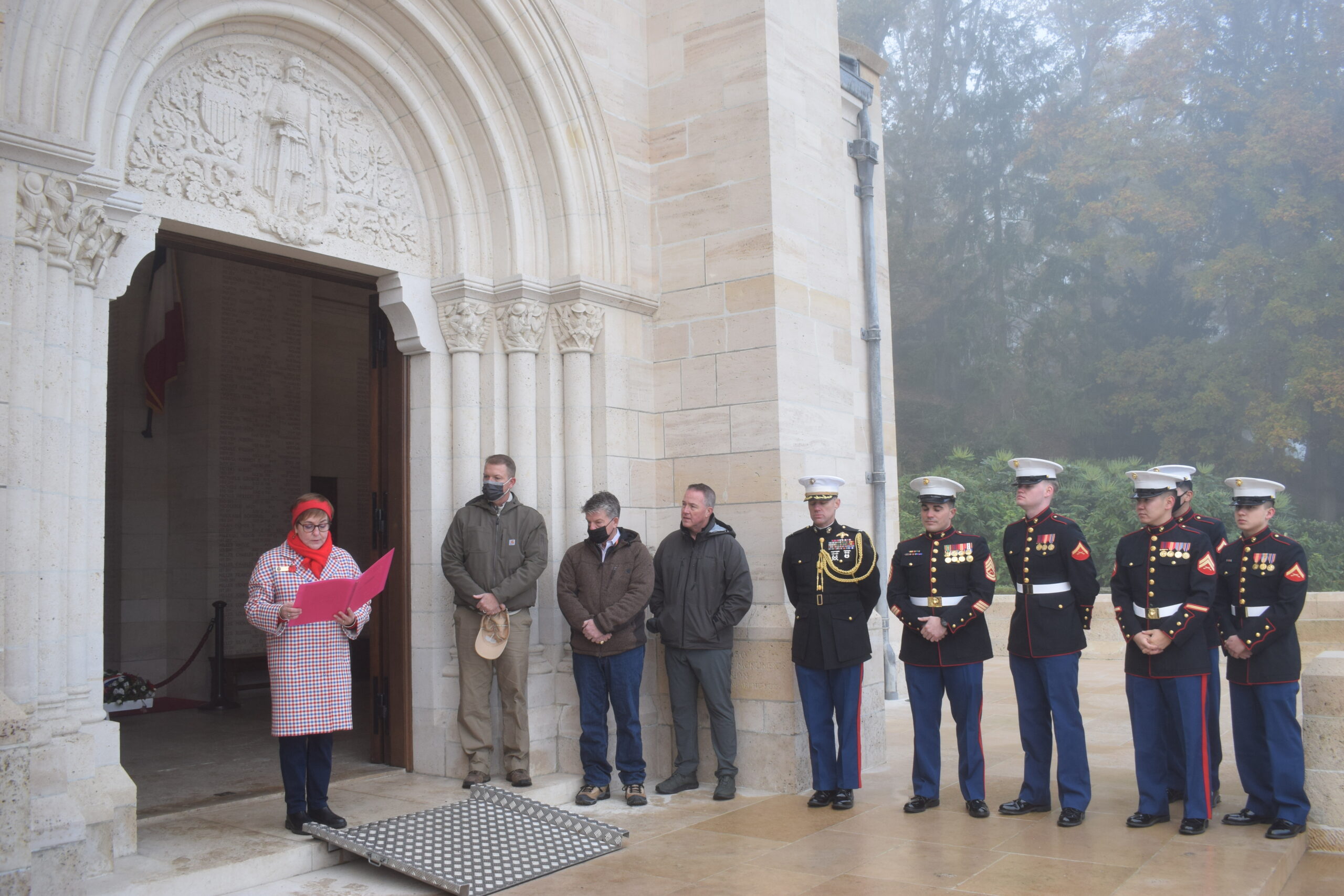 Veterans Day 2021 at Aisne-Marne American Cemetery