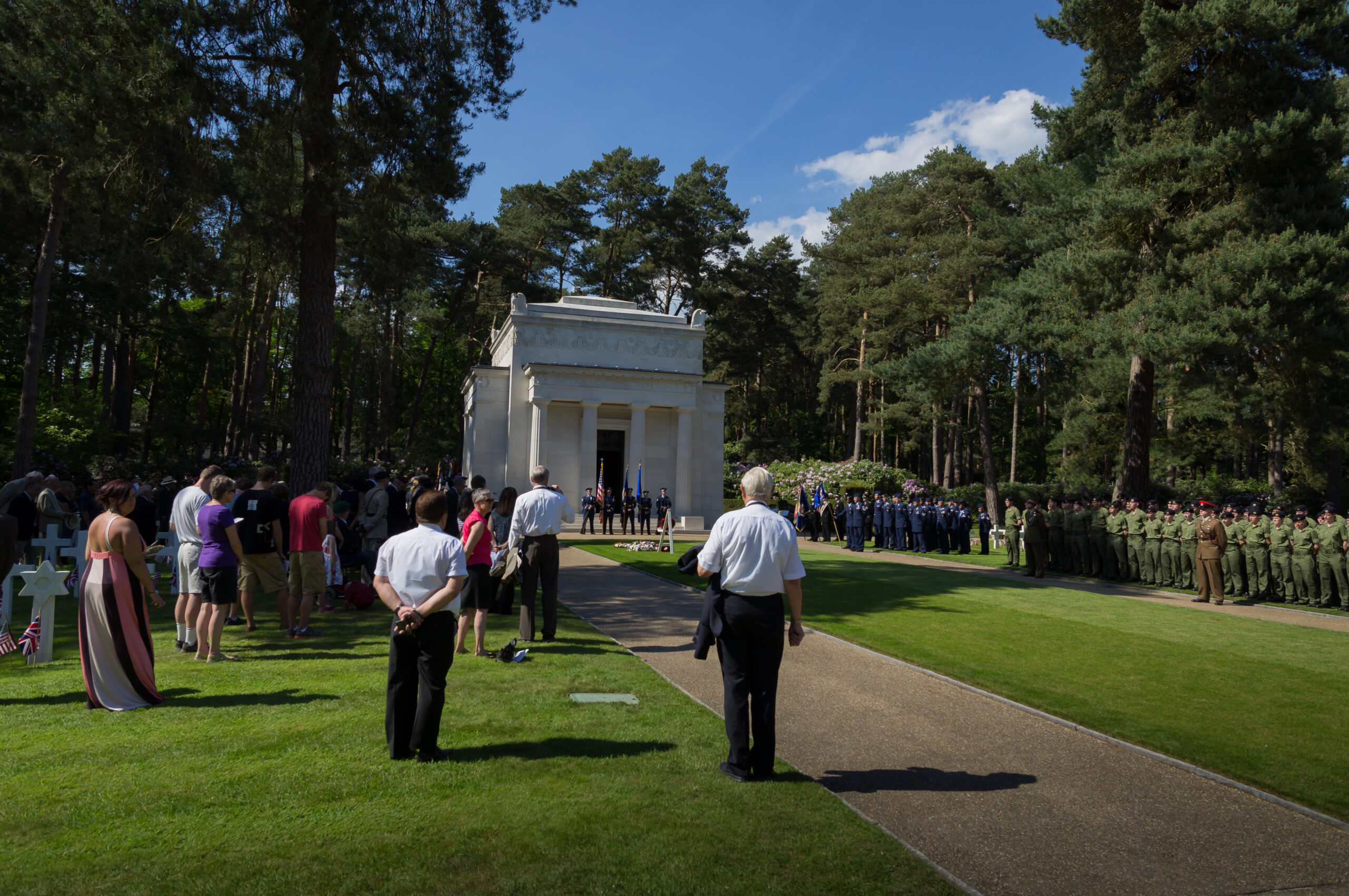 Memorial Day 2012 at Brookwood American Cemetery in England