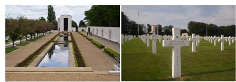 Pictures of Cambridge American Cemetery and Luxembourg American Cemetery. Credits: American Battle Monuments Commission/Robert Uth. Pictures of Cambridge American Cemetery and Luxembourg American Cemetery. Credits: American Battle Monuments Commission/Robert Uth.