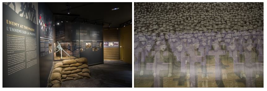Visitor Center Exhibit at Chateau-Thierry American Monument, France