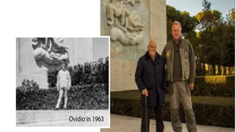Picture of Angelo and Ovidio Taurelli, who both worked at Sicily-Rome American Cemetery. Family archives.