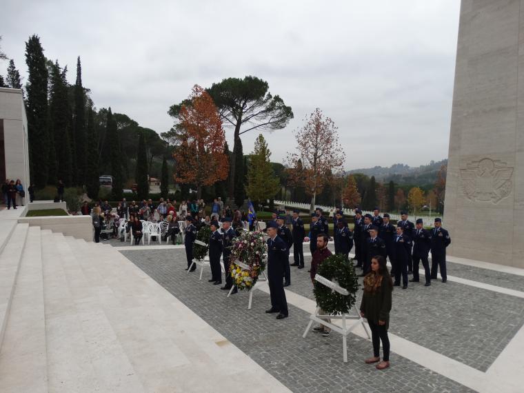 Members of the U.S. Air Force 731st Munitions Squadron from Camp Darby in Pisa
