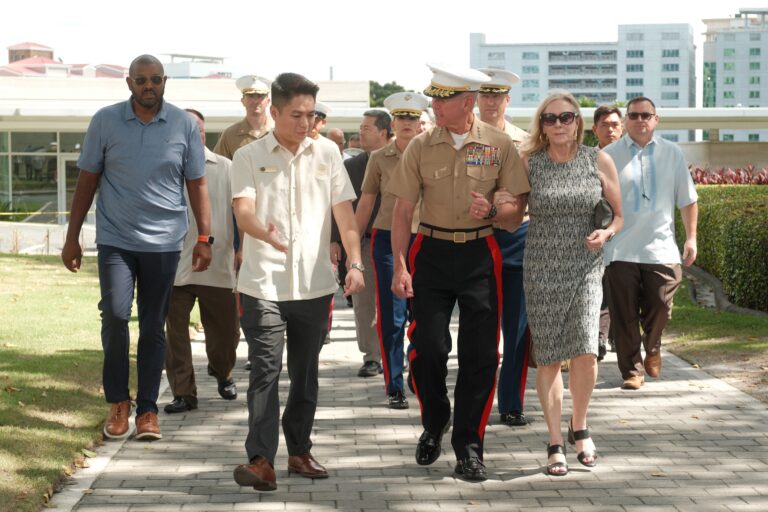 Commandant of the Marine Corps General Eric M. Smith and Sergeant Major of the Marine Corps Carlos A. Ruiz visit Manila American Cemetery - Sept 11