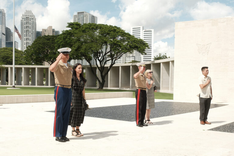 Commandant of the Marine Corps General Eric M. Smith and Sergeant Major of the Marine Corps Carlos A. Ruiz visit Manila American Cemetery - Sept 11