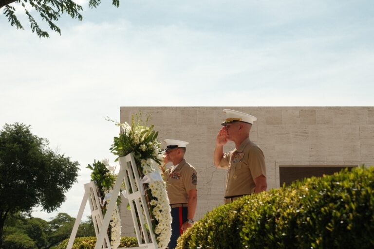 Commandant of the Marine Corps General Eric M. Smith and Sergeant Major of the Marine Corps Carlos A. Ruiz visit Manila American Cemetery - Sept 11