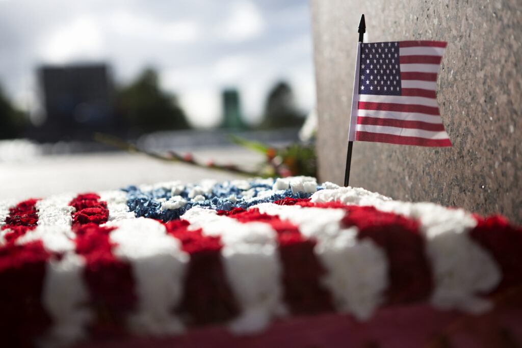 Flowers and tributes to our American service members could be seen throughout Normandy American Cemetery in the days leading up to the 70th anniversary of D-Day.