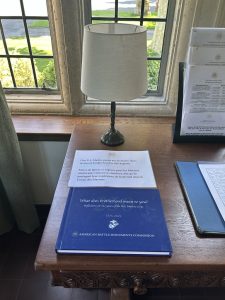 Picture of the register dedicated to Marines placed at Aisne-Marne American Cemetery. Credit: American Battle Monuments Commission.  