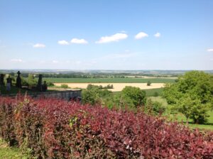 View east from Mont-devant-Sassey towards the Ardennes and Belgium.