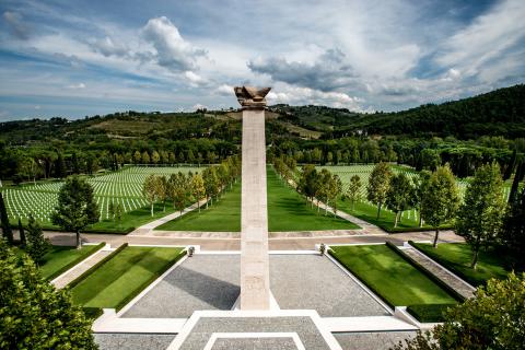 Overview of Florence American Cemetery -©ABMC-Don Savage