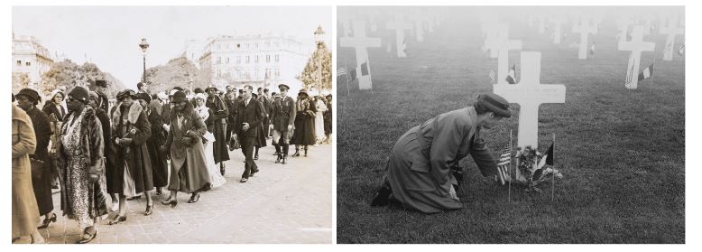Gold Star Mothers and Widows in France