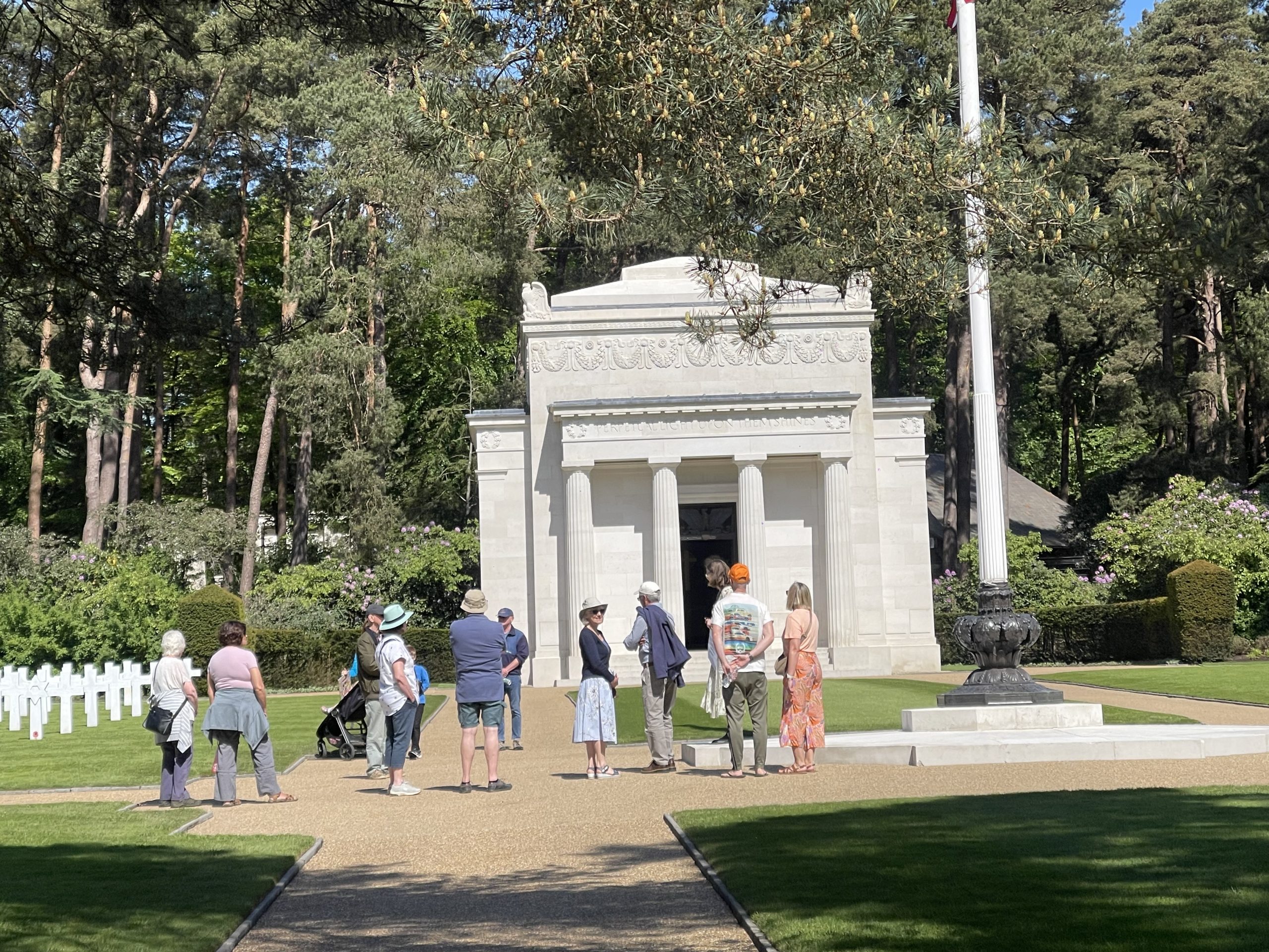 Picture of Surrey Day at Brookwood American Cemetery. Credit: American Battle Monuments Commission. 