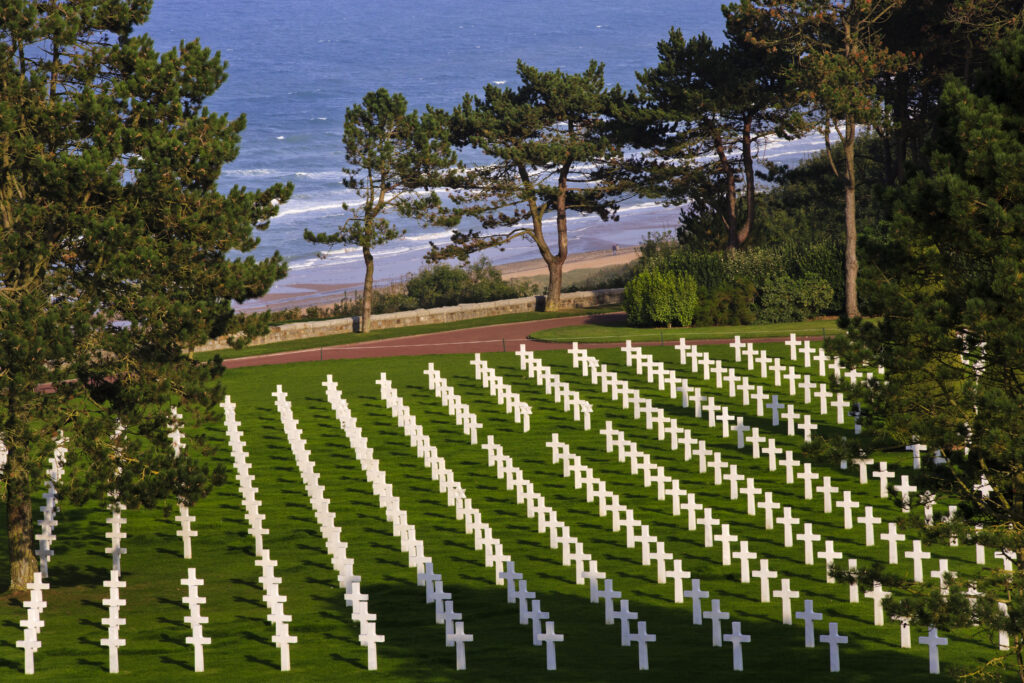 Normandy American Cemetery is the final resting place to more than 9
