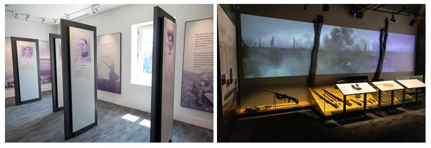 Visitor Center Exhibit at Meuse-Argonne American Cemetery, France
