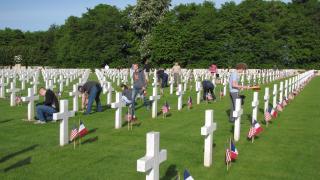 Prior to the 2016 Memorial Day Ceremony at St. Mihiel American Cemetery