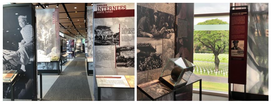 Visitor Center Exhibit at Manila American Cemetery, Philippines