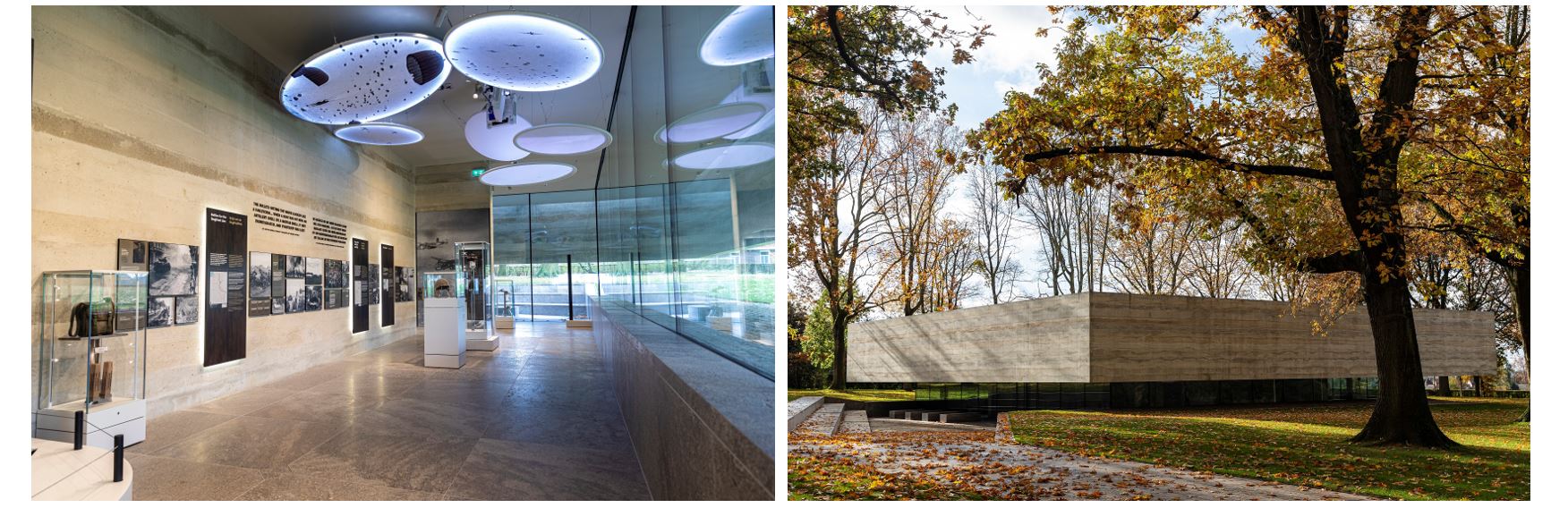 Visitor Center Exhibit at Netherlands American Cemetery, Netherlands