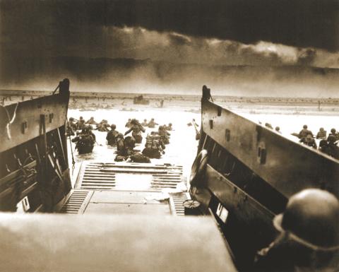 The D-Day landing on June 6