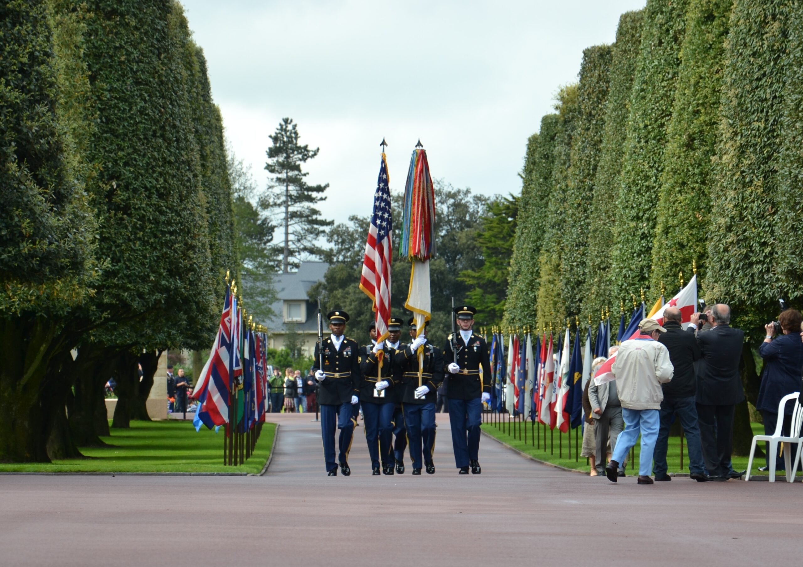Memorial Day 2012 at Normandy American Cemetery in France