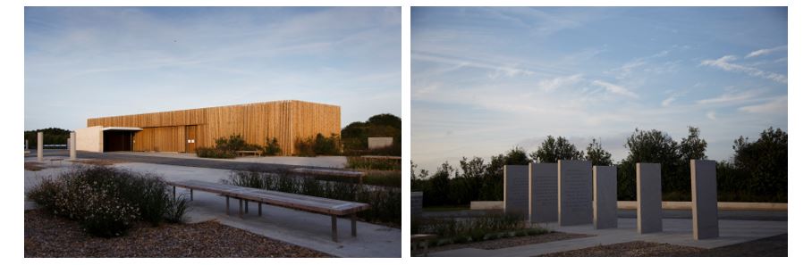 Visitor Center Exhibit at Pointe Du Hoc Range Monument, France