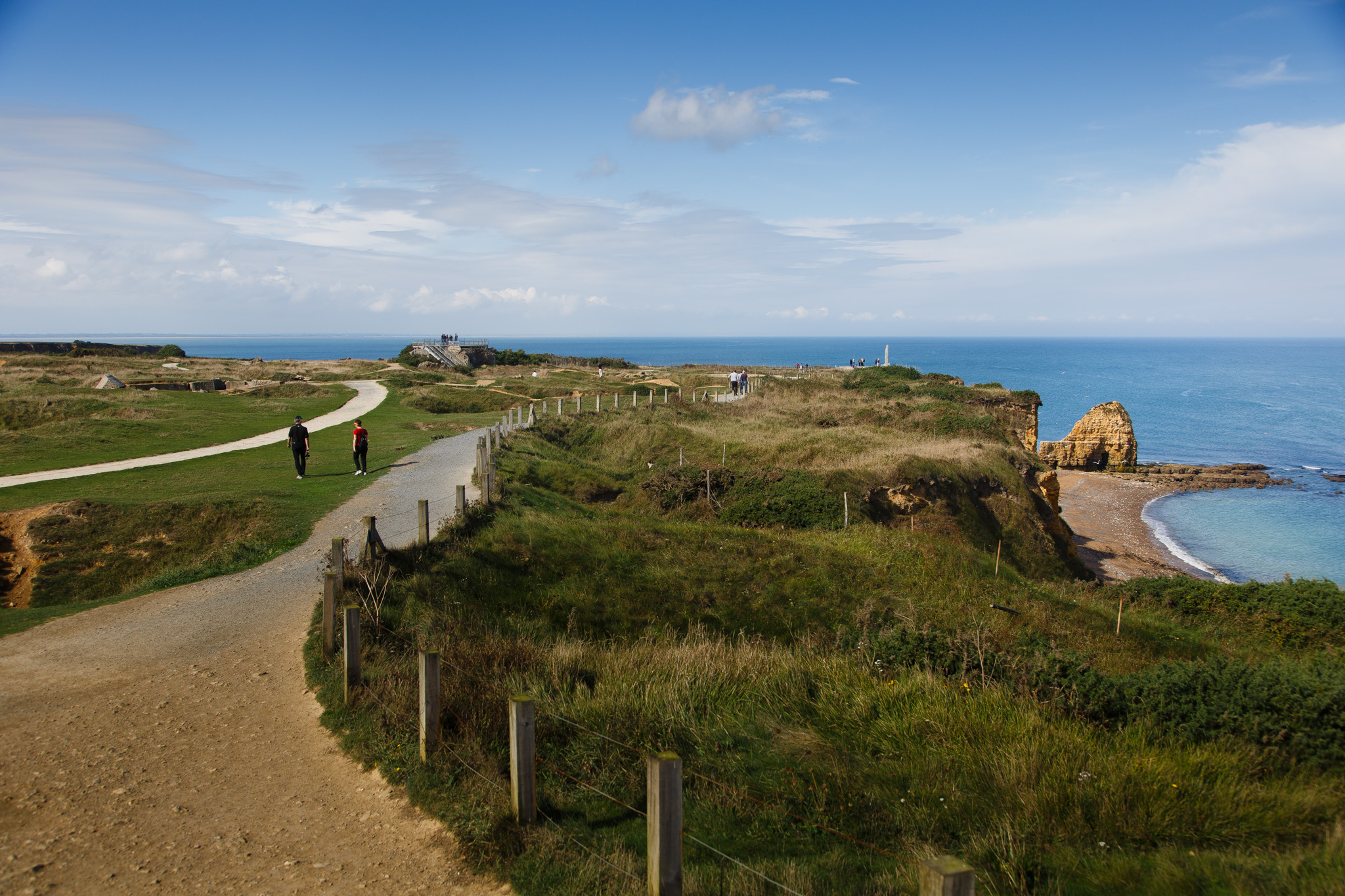 Picture of Pointe du Hoc Ranger Monument. Credit: American Battle Monuments Commission/ Warrick Page.