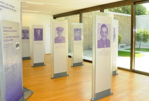 Panels in sacrifice gallery.