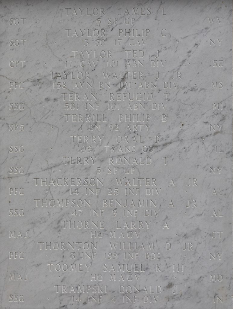 Walter Taylor Joseph, Jr.’s name is listed on the Honolulu Memorial at the National Memorial Cemetery of the Pacific in Honolulu, Hawaiʻi.