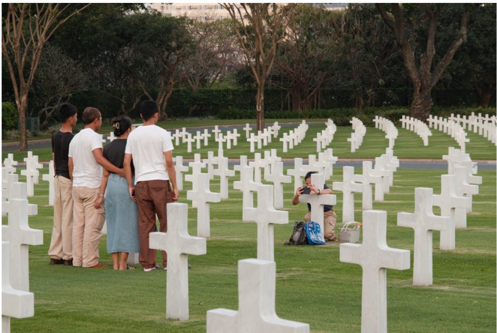 Visitors at Manila American Cemetery for Undas on Nov. 1, 2024. Credit: American Battle Monuments Commission.