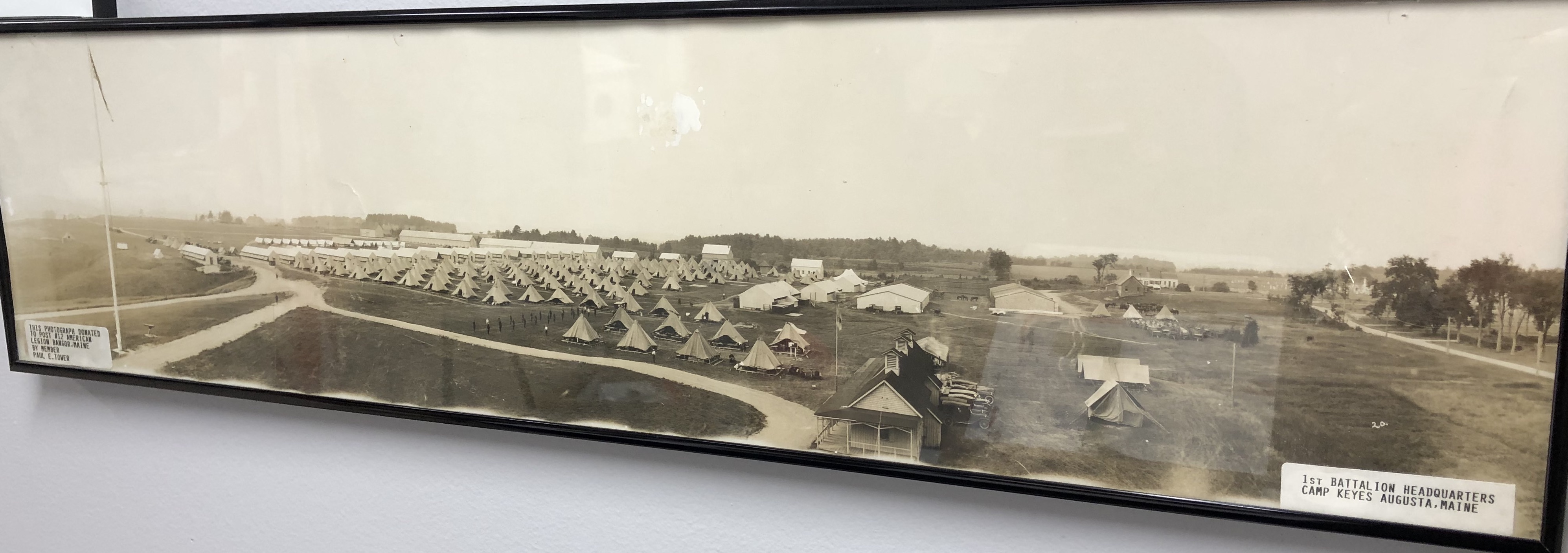 Camp Keyes in August, Maine, 1916