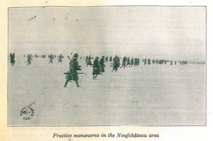 The 103rd Infantry Regiment in Northeastern France.